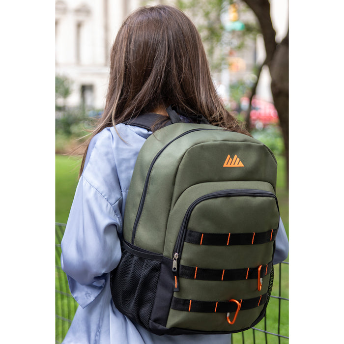 43cm Daisy Chain Backpack with Carabiner Clip 20L Capacity - 2 Colours
