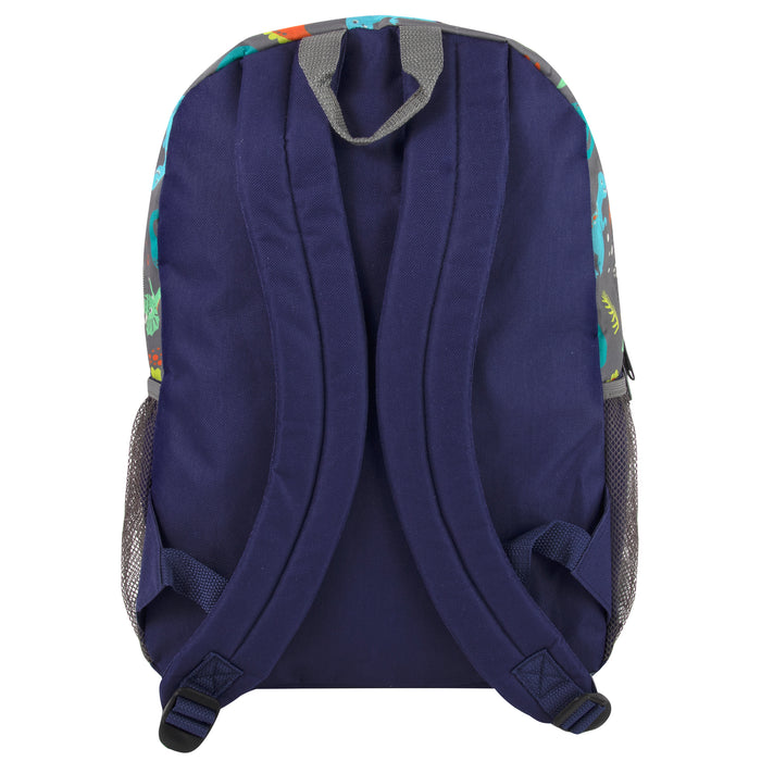 43cm Printed Children's Backpack School Bag 20L Capacity - Dinosaur Themed