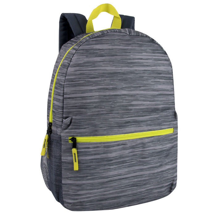 43cm Printed Backpack School Bag with Side Mesh Pockets- 4 Boys Prints