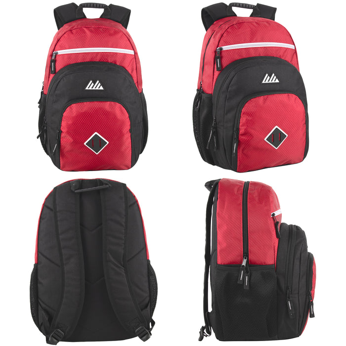 48cm Double Dome Backpack 26L Capacity w Laptop Sleeve -3 Colors