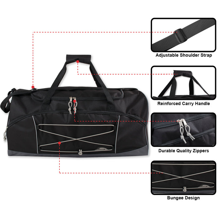 66cm Large Duffel Bag 58L Capacity