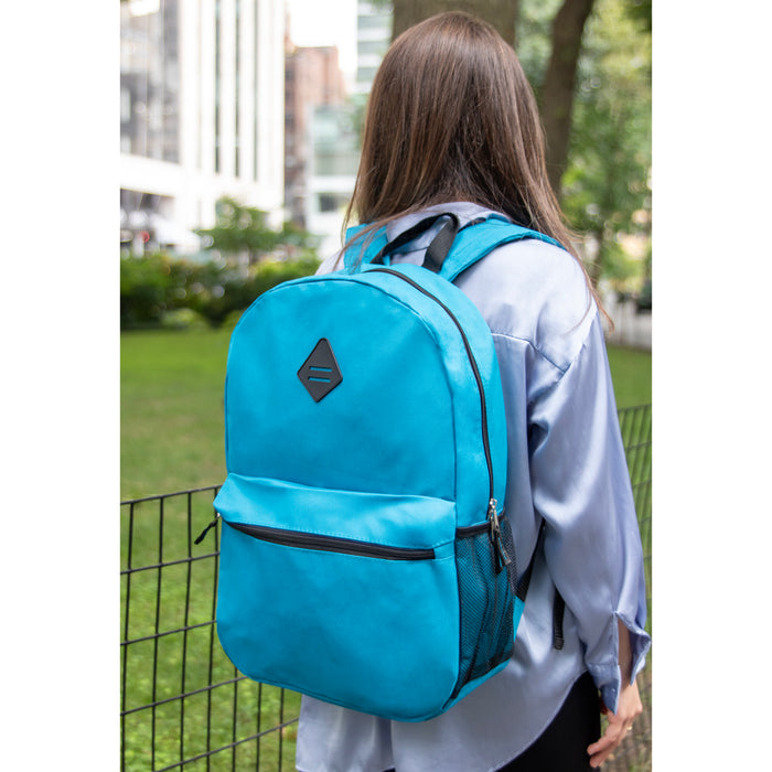 Wholesale 48cm Backpack 24L Capacity With Mesh Side Pockets - 4 Colours