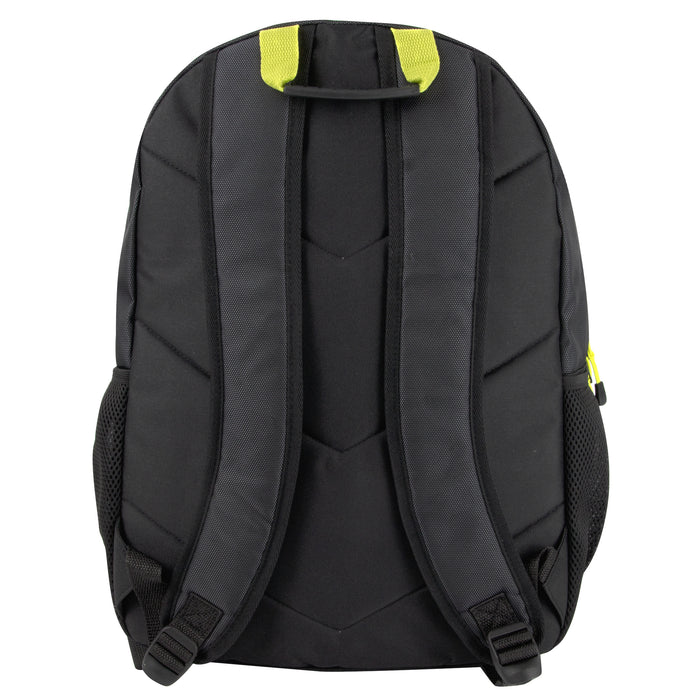 46cm Dual Daisy Chain Bungee Backpack 25L Capacity With Side Pocket - Black
