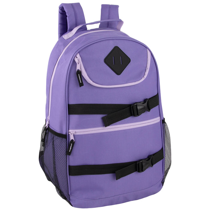 46cm Double Buckley Backpacks 25L Capacity - 4 Pastel Colours