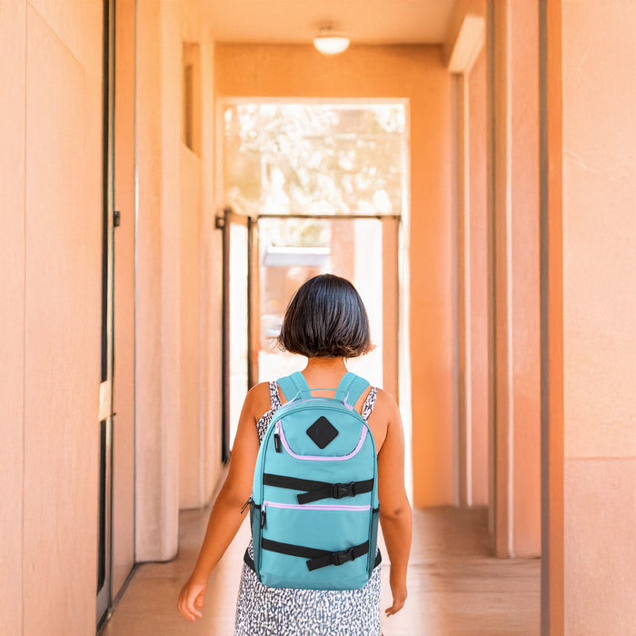 46cm Double Buckley Backpacks 25L Capacity - 4 Pastel Colours