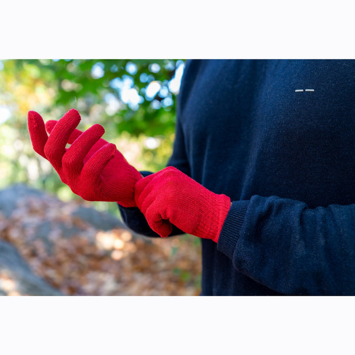 Adult Knit Gloves - 5 Color Assortment