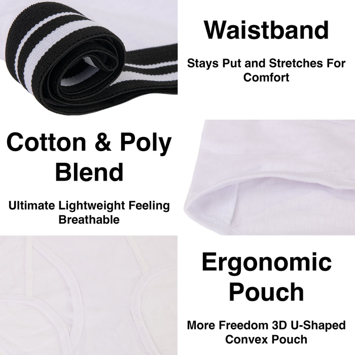 Men's Briefs Underwear - 3 Color Assortment