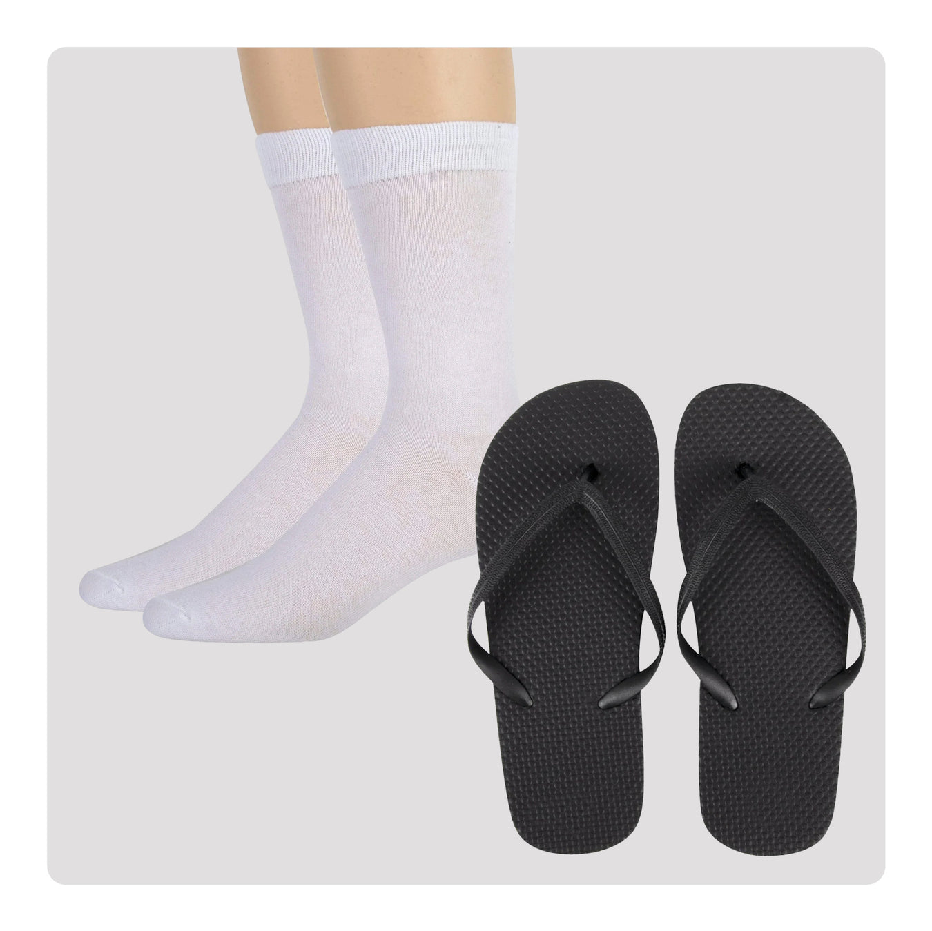 Socks & Flip Flops