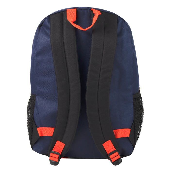 43cm Double Front Zippered Backpack 20L Capacity - 3 Dark Colours