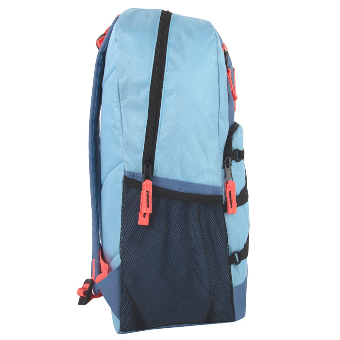 48cm Double Zippered Bungee Backpack with Laptop Section - 3 Girls Colors