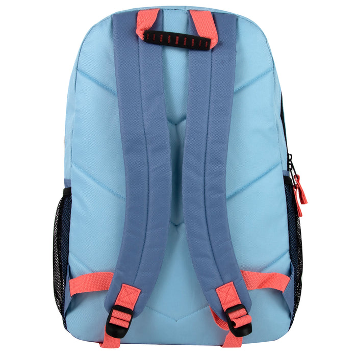 48cm Double Zippered Bungee Backpack with Laptop Section - 3 Girls Colors