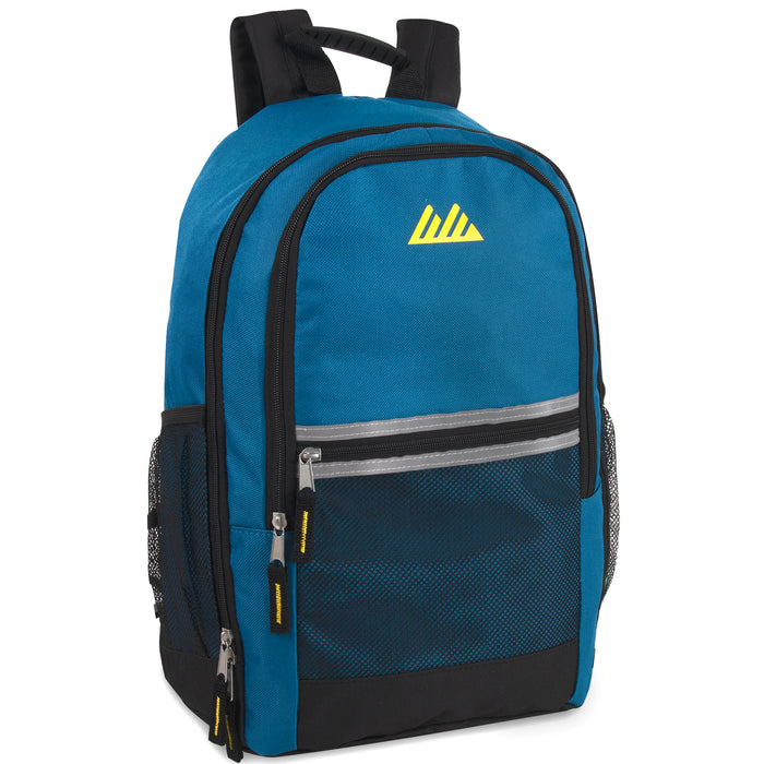 48cm Safety Reflective Backpack 25L Capacity - 5 Colours