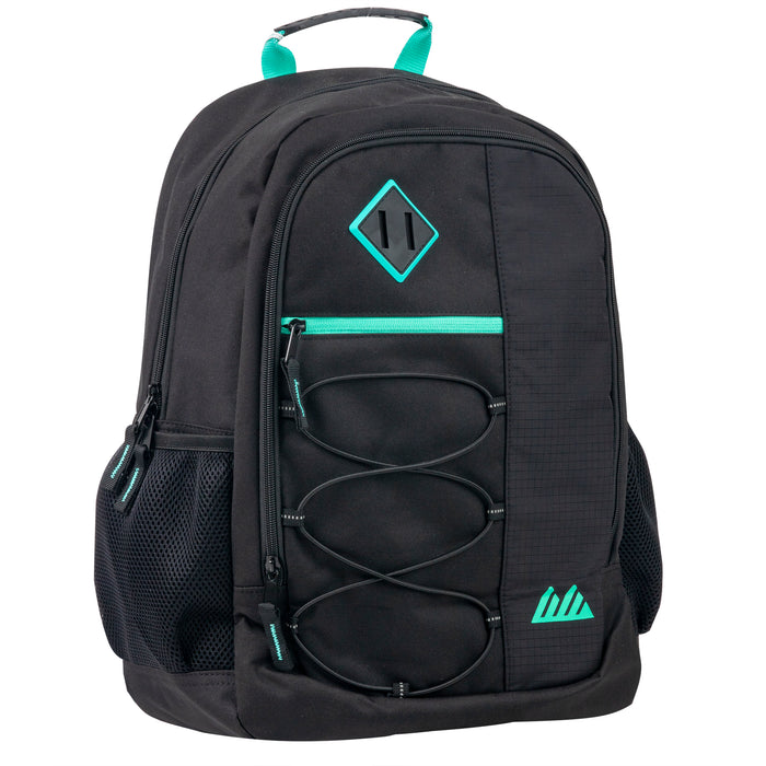 46cm Bungee Backpack 25L Capacity With Side Pocket - 3 Colours