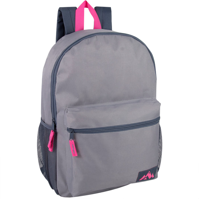 46cm Backpack 23L Capacity with Side Pocket - 5 Light Colours