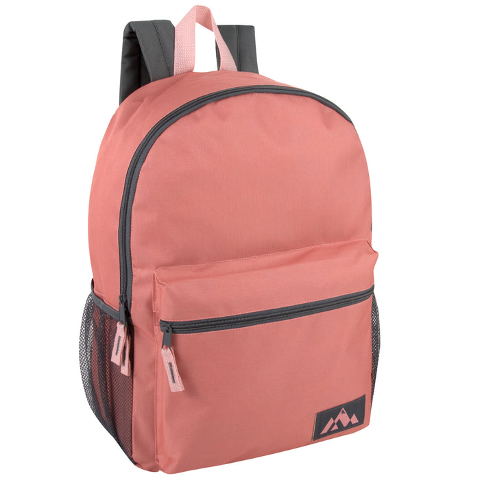 46cm Backpack 23L Capacity with Side Pocket - 5 Light Colours