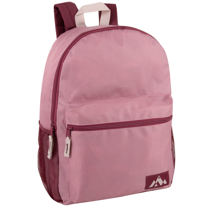 46cm Backpack 23L Capacity with Side Pocket - 5 Light Colours