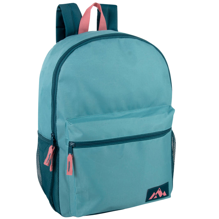 46cm Backpack 23L Capacity with Side Pocket - 5 Light Colours