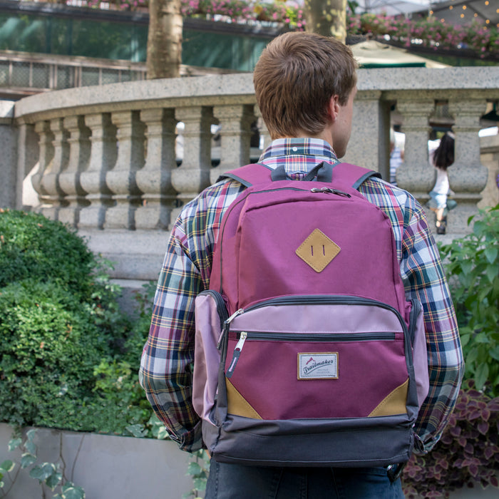 48cm Duo Compartment Backpack with Laptop Sleeve 25L Capacity - 3 Girls Colours