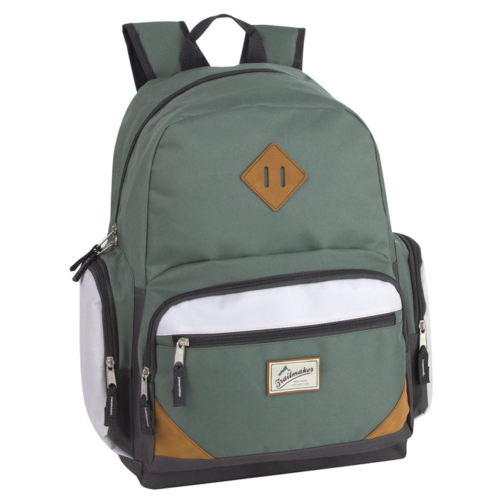 48cm Duo Compartment Backpack with Laptop Sleeve 25L Capacity - 3 Girls Colours