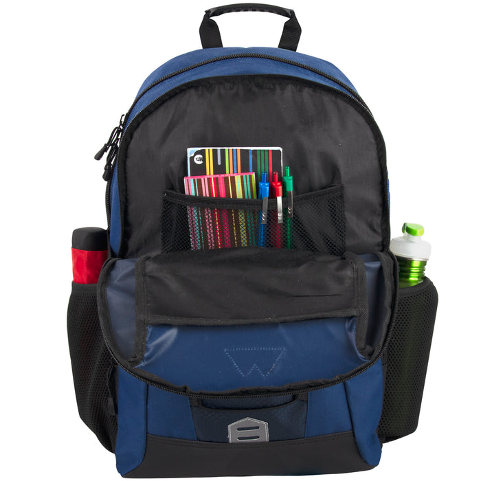 48cm Bungee Backpack 32L Capacity With Laptop Sleeve - Navy