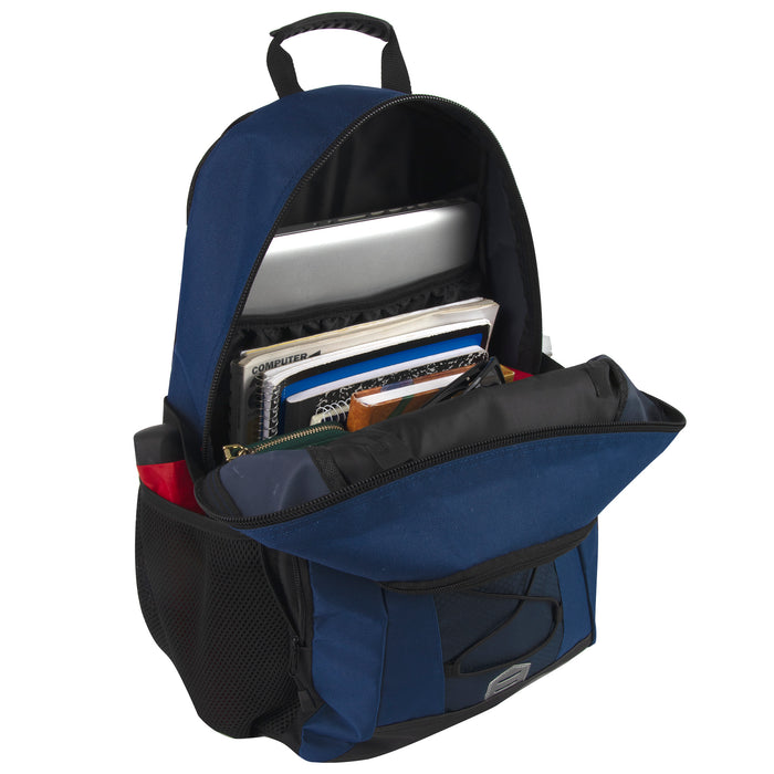 48cm Bungee Backpack 32L Capacity With Laptop Sleeve - Navy