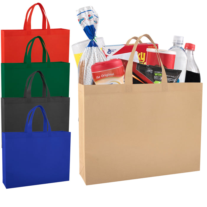 Non-Woven Shopping Tote Bag 30 x 40 cm - Assorted or Single Colors
