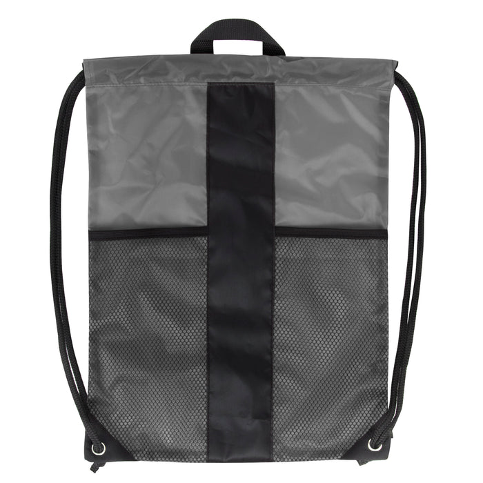 46cm Dual Mesh Drawstring Kit Bag - 4 Colours
