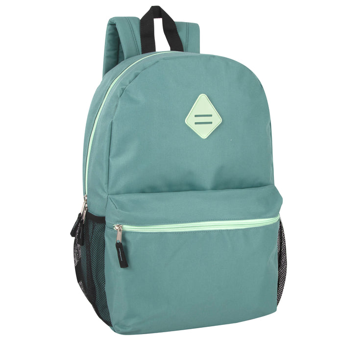 48cm Classic Backpack with Mesh Side Pockets - 4 Girl Colours