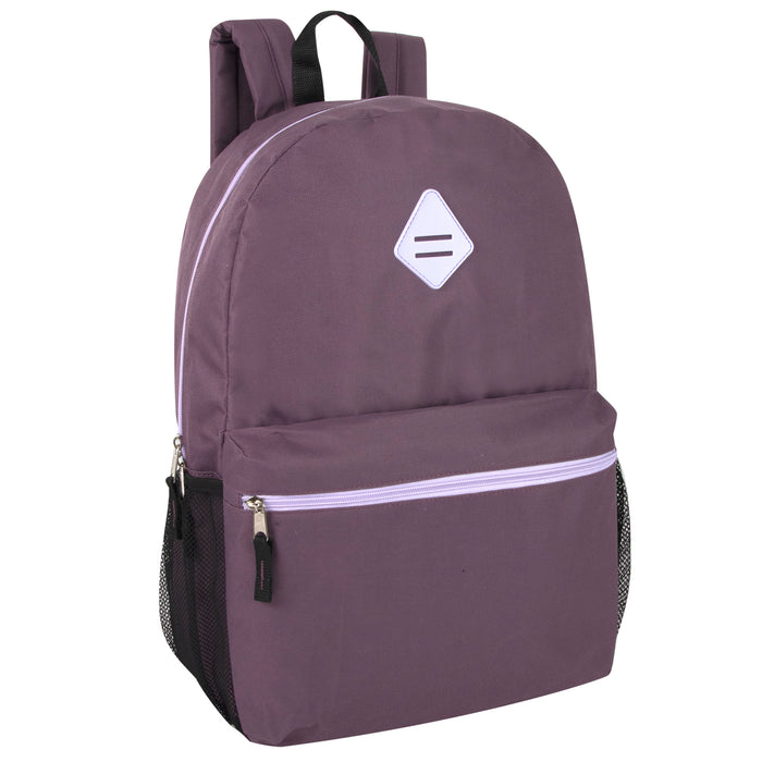 48cm Classic Backpack with Mesh Side Pockets - 4 Girl Colours