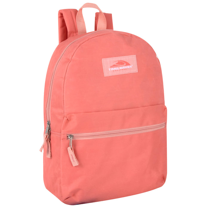 43cm Classic Backpack 20L Capacity - 4 Bright Colours
