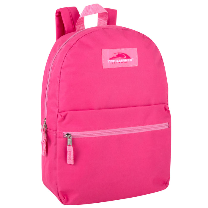 43cm Classic Backpack 20L Capacity - 4 Bright Colours