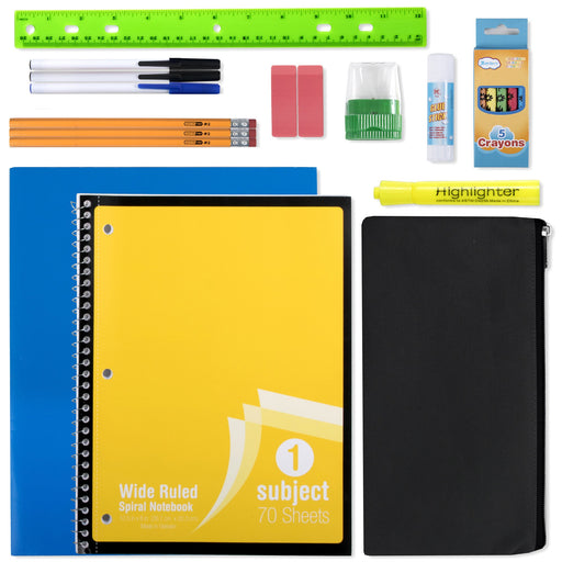 Wholesale 20 Piece School Supply Kit -