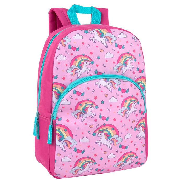 Character Backpack School Bag 38cm 14L Capacity - 8 Assorted Prints