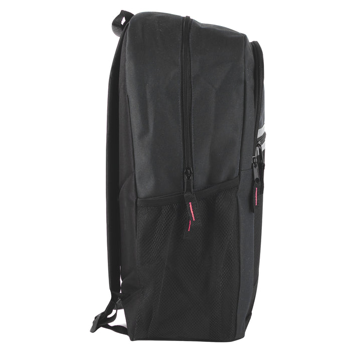 48cm Safety Reflective Backpack 25L Capacity - Black