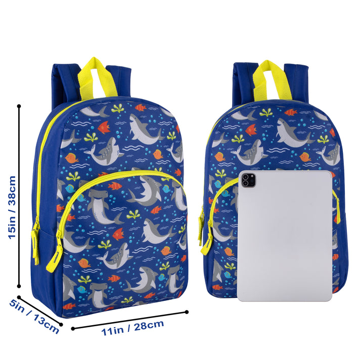 38cm Children's Character Backpack School Bag 14L Capacity - 8 Prints
