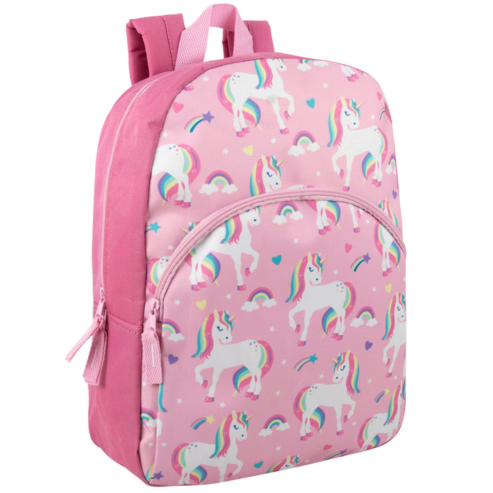 38cm Children's Character Backpack School Bag 14L Capacity - 8 Prints