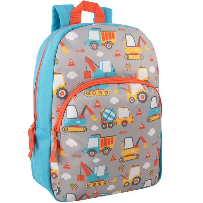 38cm Children's Character Backpack School Bag 14L Capacity - 8 Prints