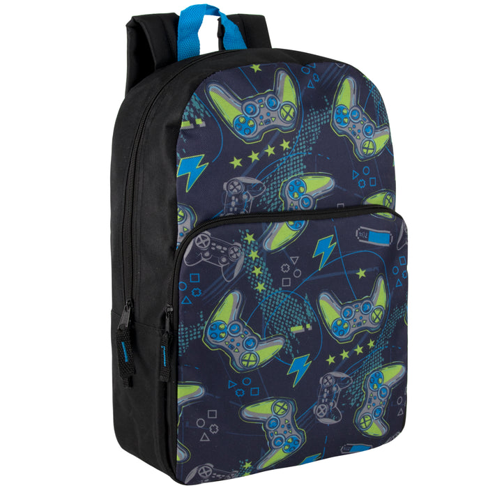 43cm Printed Backpack School Bag - 4 Boys Prints