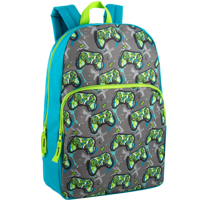 43cm Printed Backpack School Bag - 4 Boys Prints