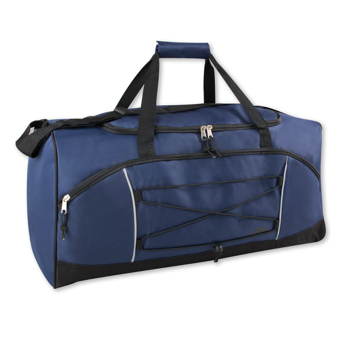 66cm Large Duffel Bag 58L Capacity - Navy — BagsInBulk.co.uk