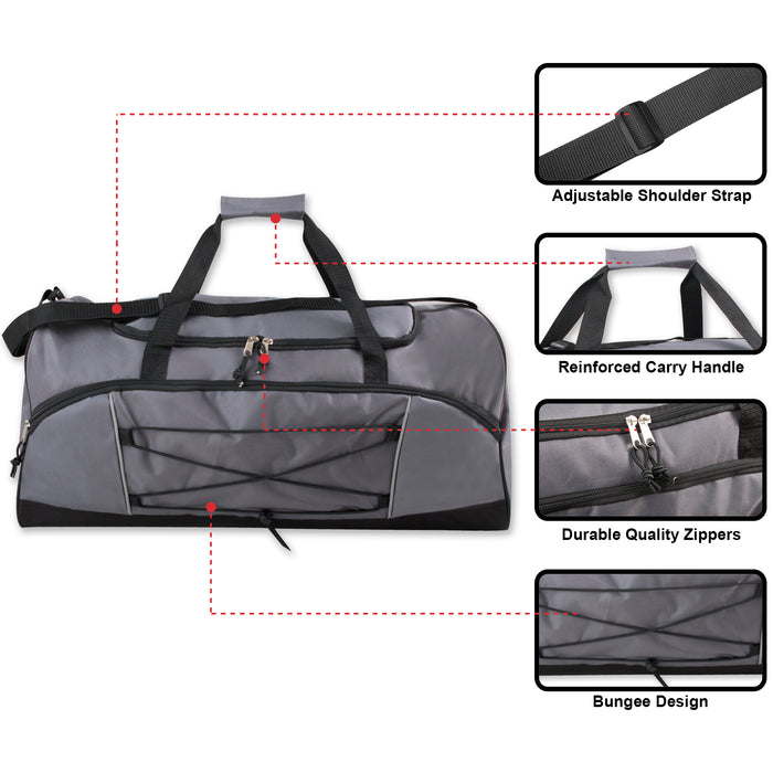 66cm Large Duffel Bag 58L Capacity