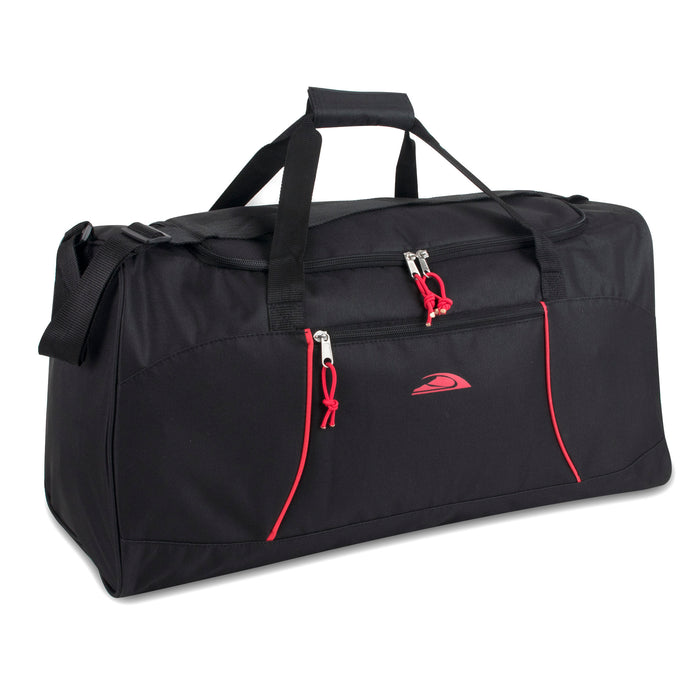 61cm Duffel Bag Jumbo 54L Capacity With Front Zippered Pocket