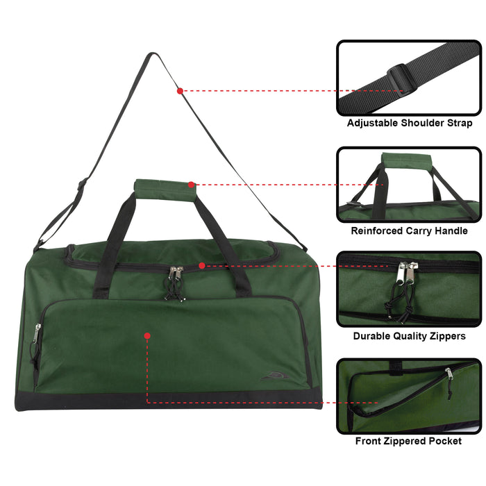 61cm Duffel Bag Jumbo 54L Capacity - Hunter Green