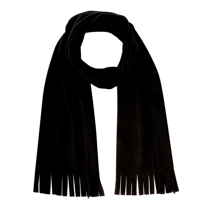 Adult Fleece Scarves 60" x 8" with Fringe - Assorted Colors