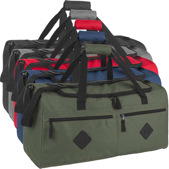 61cm Multi Pocket Duffel Bag 54L Capacity