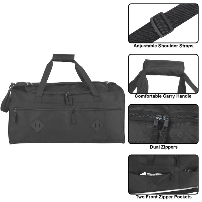 61cm Multi Pocket Duffel Bag 54L Capacity