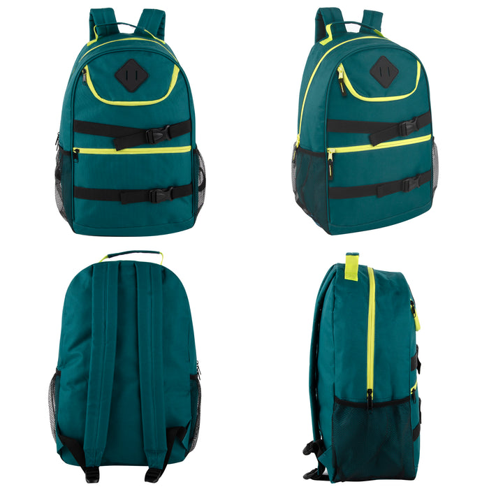 46cm Double Buckle Backpacks 25L Capacity - 4 Colours