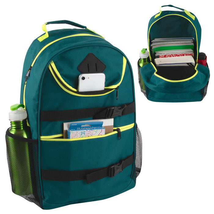 46cm Double Buckle Backpacks 25L Capacity - 4 Colours