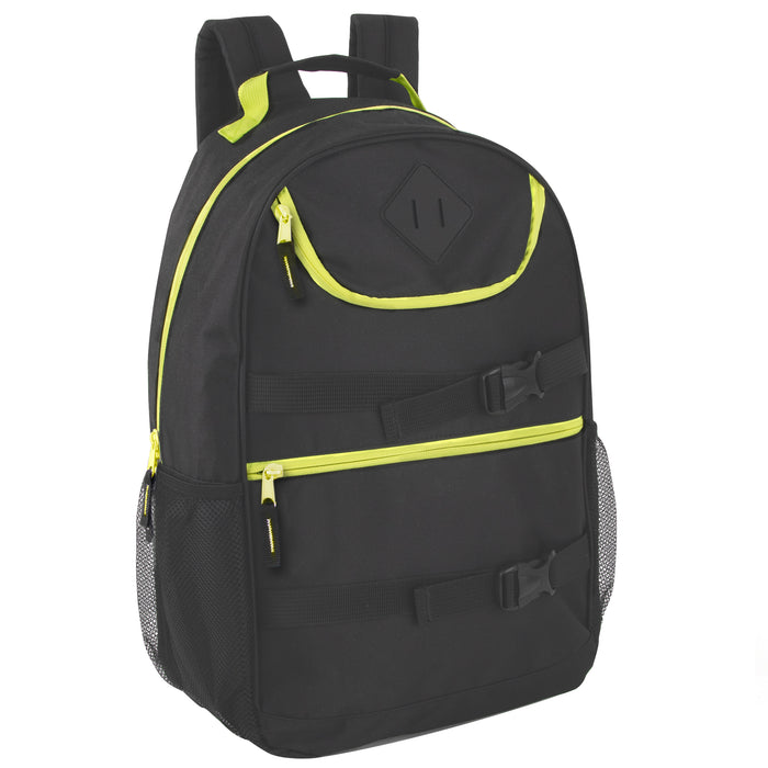 46cm Double Buckle Backpacks 25L Capacity - 4 Colours
