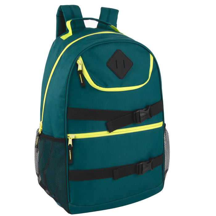 46cm Double Buckle Backpacks 25L Capacity - 4 Colours